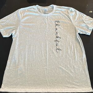 Gray Thankful T-Shirt